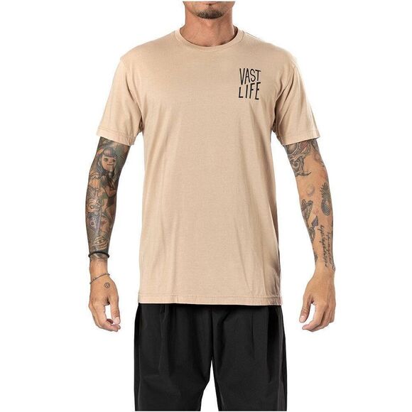 Vast Ascend Short Sleeve Top - Khaki NEW NWT - Picture 4 of 9